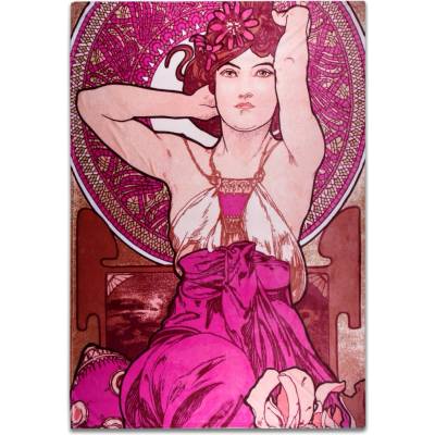 Sleep-well deka AMETYST Alfons Mucha 150x200