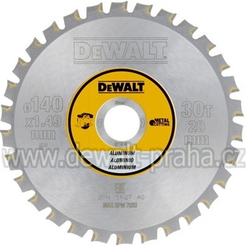 DeWALT DT1910 Pilový kotouč 140 x 20 mm, 30 zubů