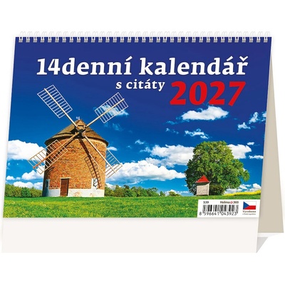 stolní 14denní s citáty 21,1cm x 14,8cm, S39-27 2027 – Zboží Dáma