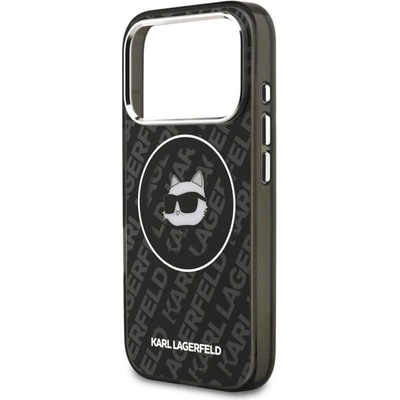 CG Mobile iPhone 17 Pro KARL LAGERFELD IML CHOUPETTE HEAD LOGO MAGSAFE Силиконов удароустойчив протектор за телефон, MagSafe, BLACK KLHMP17LHMKBCHOK (KLHMP17LHMKBCHOK)