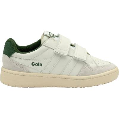 Gola Детски маратонки Gola Kid's Eagle Strap Sneakers - Off-White / Evergreen - размер 3 (UK) (702-3222-0121)
