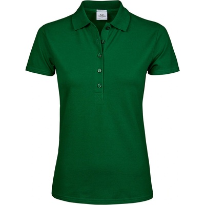 TeeJays Polokošile TJ 145 elastická krátký rukáv dámská COT-18014507401 Zelená forest