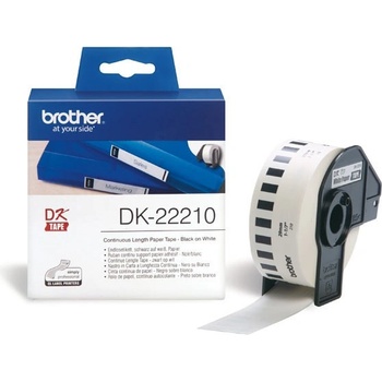 Brother DK-22210, 29mm x 30,48m, biela, originálna papierová role
