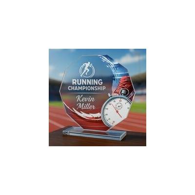 Poháry Bauer Skleněná trofej CR2024301M01 Atletika