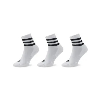 adidas Комплект 3 чифта дълги чорапи мъжки 3S C Spw Mid 3P HT3456 Бял (3-Stripes Cushioned Sportswear Mid-Cut Socks 3 Pairs HT3456)