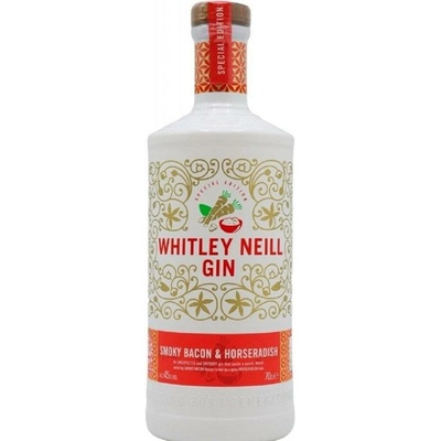 Whitley Neill Smoky Bacon & Horseradish 45% 0,7 l (holá láhev)