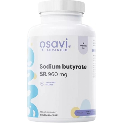 Osavi Sodium Butyrate SR 960 mg | Sustained Release [120 капсули]
