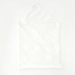 Linen Tales Детска бяла кърпа с качулка Linen Tales Waffle, 70 x 70 cm (LTK-THOW-70x70-W)