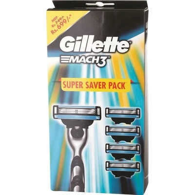 Gillette Mach3 + 4 ks hlavic
