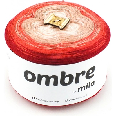 MILA OMBRE MERINO 1200m/3nitka MM35 - Hortenzie