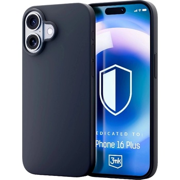 3mk Protection Калъф 3mk - Hardy Silicone, iPhone 16, Graphite (5903108598606)
