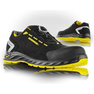 VM Footwear VM FOOTWEAR CALIFORNIA 2995-S3LBOA / Ниски предпазни обувки ESD S3, BOA Fit - черно/жълто 42 (2295-S3LBOA-42)