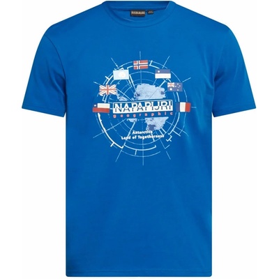 Napapijri Тениска NAPAPIJRI S-Gorfou blue L
