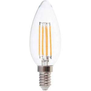 V-TAC LED Крушка 6W Filament E14 Кендъл 3000К 130LM/W - 212848 (212848)