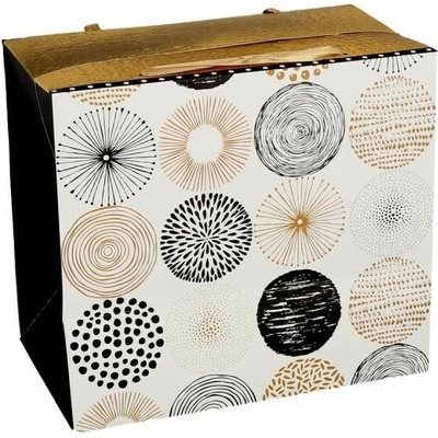 Darčeková taška Bag box - Circles (22,5x13,5x20 cm)
