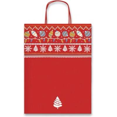Dárková papírová taška Decori di Natale - 360 x 120 x 460 mm -