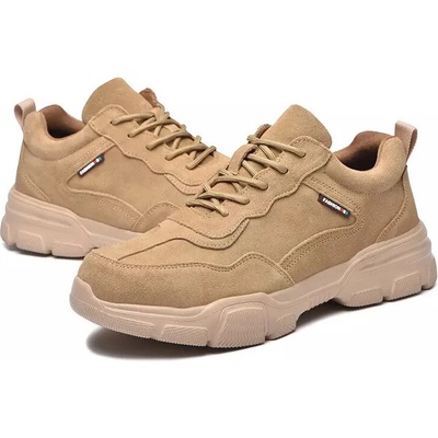 Fashion Sport Защитни Работни Обувки Fashion Khaki с Метално Предпазно Бомбе, S3, от еко кожа (663)