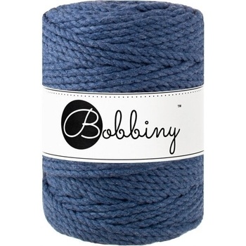 Bobbiny 3PLY Macramé Rope 5 mm 100 m Jeans юта (TX-E033)
