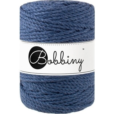 Bobbiny 3PLY Macramé Rope 5 mm 100 m Jeans юта (TX-E033)
