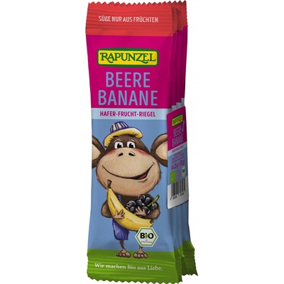 Rapunzel Dětská ovesná tyčinka černý rybíz a banán BIO 4 x 23 g