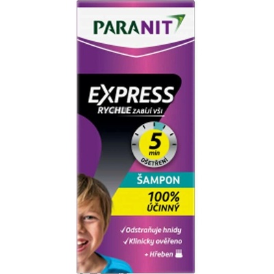 Paranit Express Šampon 100 ml + hřeben – Zbozi.Blesk.cz