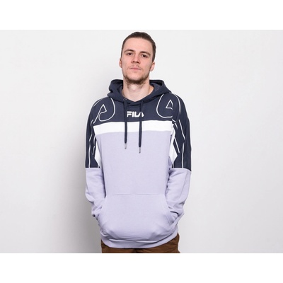 FILA Boris Hoodie Violet Tulip/black Iris/Bright white