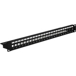 EFB Elektronik Празен пач панел 19" 1u, 24-порта, черен (37580.1v2)