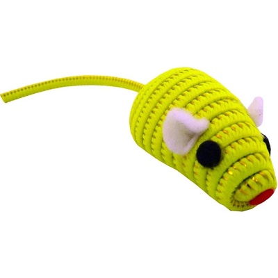 Hafani.cz Myš zlatá chrastící 5 cm – Zboží Dáma