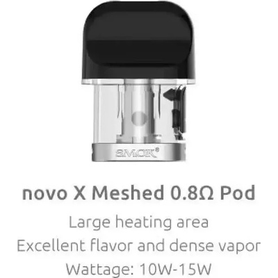 Smok Резервен POD Smok Novo X Meshed Pod 0.8ohm