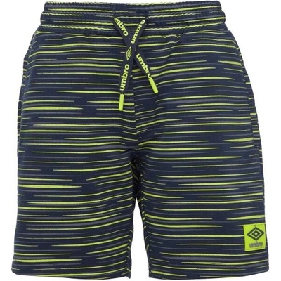 Umbro MANUEL Pohodlné chlapecké šortky z úpletu tmavě modrá