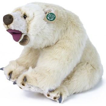 ľadový medveď sediaci 43 cm