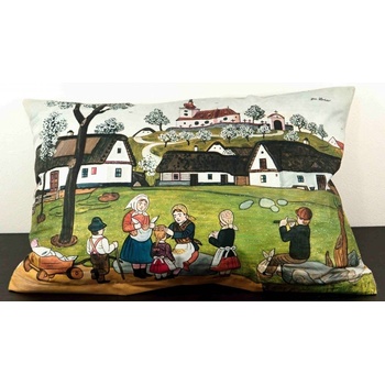 Galanteria Eshop so zipsom Josef Lada Jar na vsi 33 x 50 cm