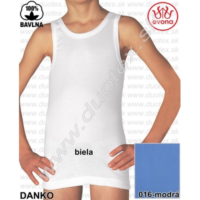 Evona chlapčenské tielko Danko biela