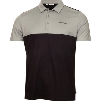 Calvin Klein Golf Блуза с яка Calvin Klein Golf Men's Jc Block Short Sleeve Performance Polo Shirt - Blk-Sil