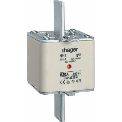 Hager Pojistková vložka NH3 630A 500V gG (LNH3630M)
