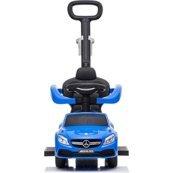 Baby Mix s vodící tyčí Mercedes-Benz AMG C63 Coupe modré