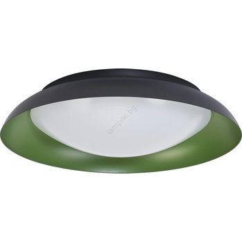 OSRAM - LED димируем таванен плафон ORBIS PLATE LED/35W/230V пр. 43см зелен/черен (P227658)