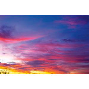 DIMEX ART Флизелинов фототапет розово небе 375 x 250 см