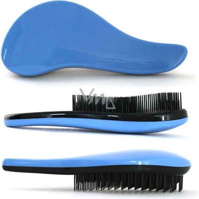 Detangler Blue rozčesávacia kefa na vlasy s rukoväťou