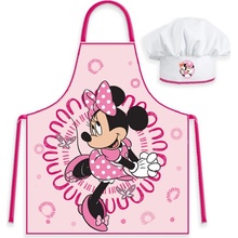 Brandmac Detská zástera s čiapkou MINNIE MOUSE 45X50 CM 2X33CM