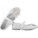 Kornecki 6802 dievčenské balerínky strieborné