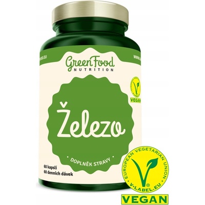 GreenFood Železo 90 kapsúl