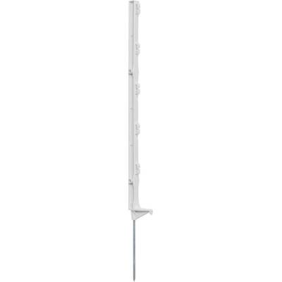 VNT electronics s.r.o. Plastový sloupek pro elektrický ohradník, délka 70 cm, 5 oček, bílá