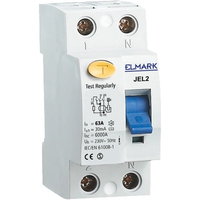 ELMARK ДЕФЕКТНОТОКОВА ЗАЩИТА jel2 2p 63a/100ma sigma (40262s)