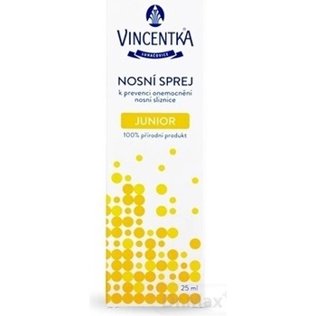 Vincentka Junior nosný sprej 25 ml