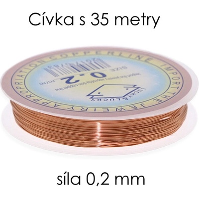 Měděný drát, 0,2mm (35m) – Zboží Mobilmania
