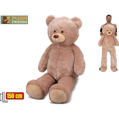 Mikrotrading Plush Friends medvěd béžový, , sedící, 150 cm