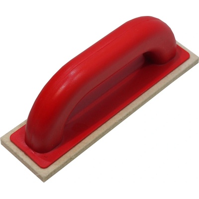 TOPTRADE hladítko ABS, plsť biela, špaletové, 220 x 65 x 8 mm