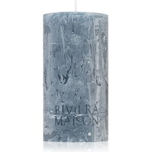 Rivièra Maison Pillar Candle Grey Blue 7x13 cm