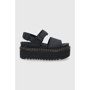 Dr. Martens Кожени сандали Dr. Martens Voss Quad дамски в черно с платформа (DM26725001)